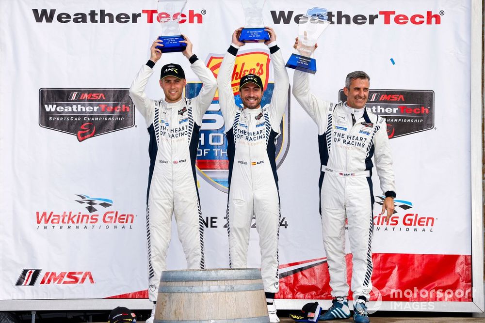 #23 Heart of Racing Team Aston Martin Vantage GT3 Evo: Ross Gunn, Alex Riberas, Ian James