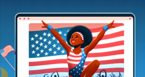 5-year-old gymnast gets over 40 million views on viral video showing support for Team USA, including one from Simone Biles