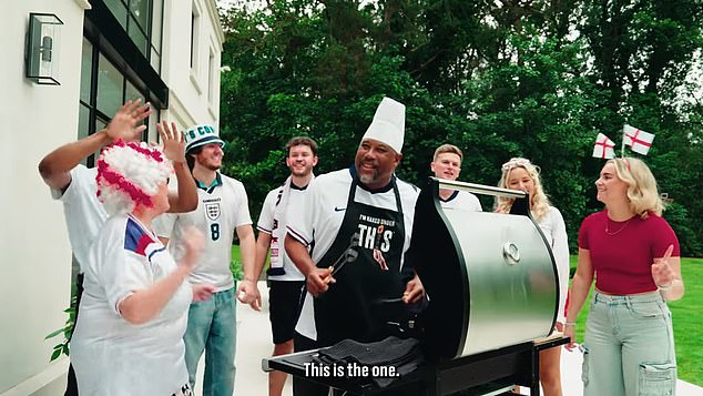 Barnes got behind the mic and the grill in the summer in a new rap music video for a song called 'THIS is the One'