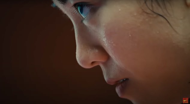 The clip, which features in the beginning of Nike's new advert for their 'Winning Isn't For Everyone' campaign, shows a table tennis player licking her paddle