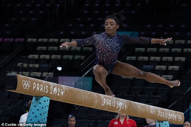 Simone Biles was a contender but she skipped the ceremony to focus on her gymnastics