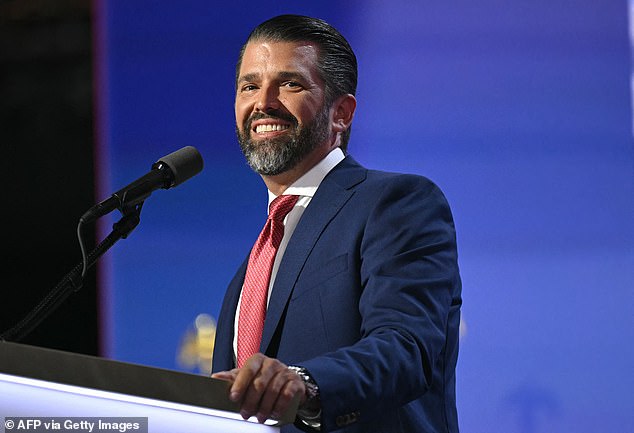 Donald Trump Jr. took to social media decrying the performance at the opening ceremony