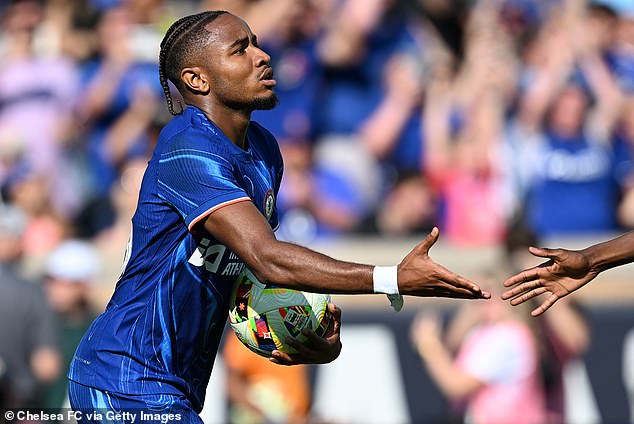 Christopher Nkunku was one of Chelsea's better performers and scored his side's only goal of the match