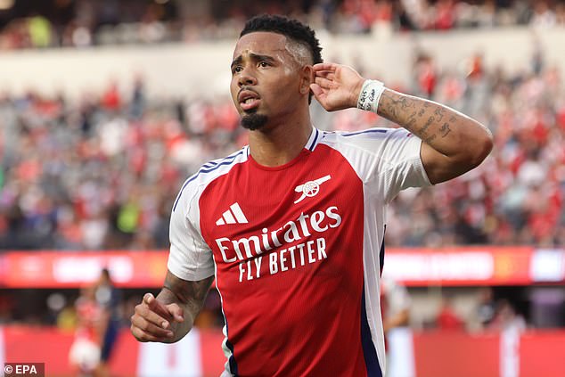 Mikel Arteta noted that Gabriel Jesus has regained his 'spark' after scoring in the match against Man United