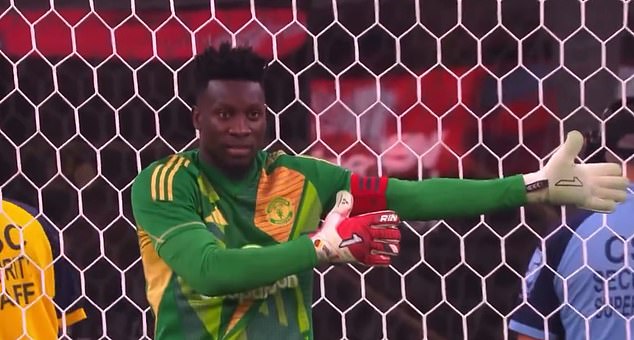 Onana's antics aimed at Arsenal's shooters