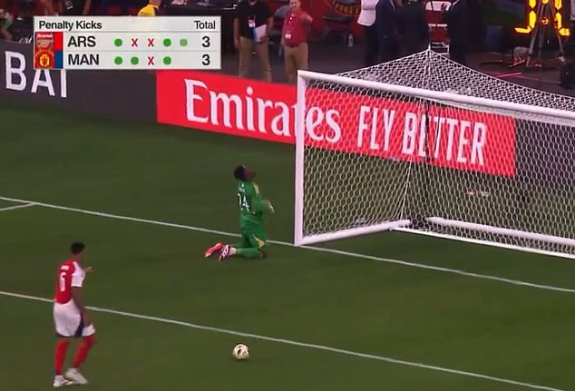 Onana visibly frustrated