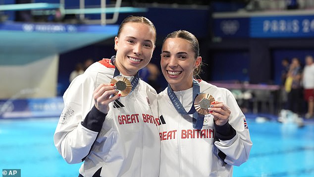 Team GB divers Yasmin Harper and Scarlett Mew Jensen won bronze on the opening day