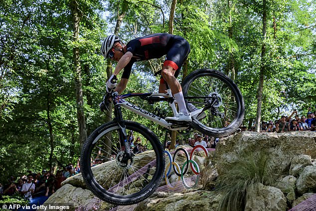 Pidcock had been forced to fight back after a puncture left him 40 seconds off the lead