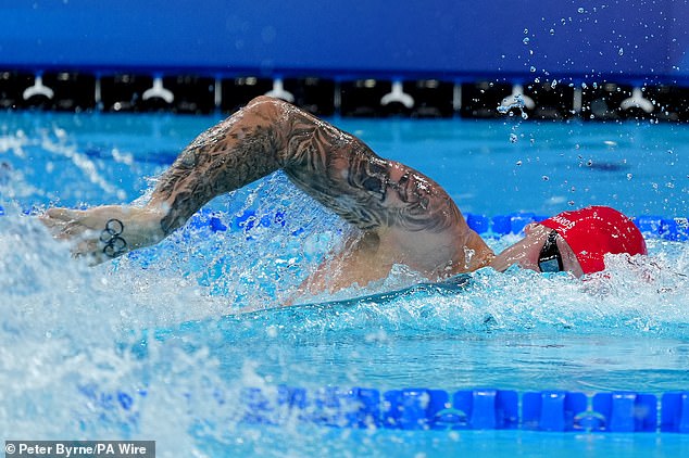 Richards displayed an exceptional performance in lane No 1, contributing to GB's sixth medal of the day.