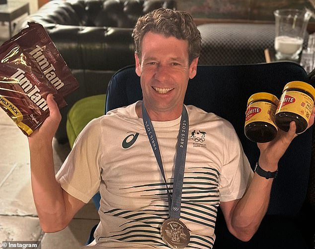 Chris Burton (pictured) states he only wants to enjoy 'a beer' with friends and family to commemorate his unexpected individual equestrian eventing silver medal