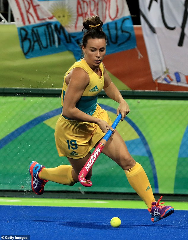 Former Hockeyroos star and Olympian Georgie Parker defended Taylor on social media against Bailey's comments