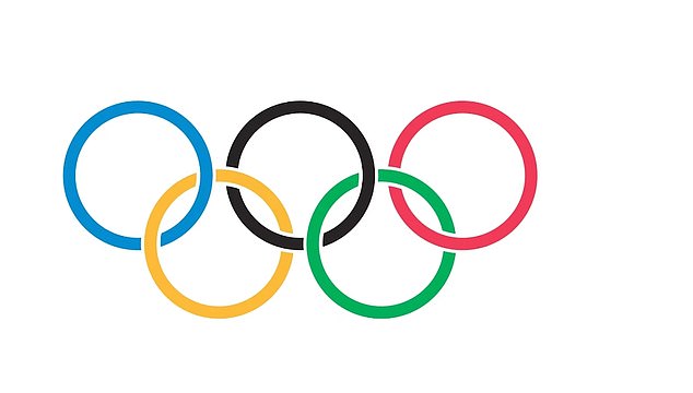 The Olympics used an alternative version of the rings between 1986 and 2010, which featured gaps at the linking points