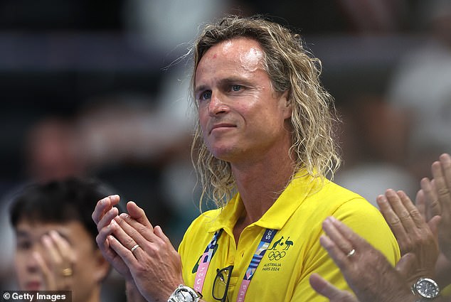 Known for his explosive celebrations, Boxall appeared noticeably subdued when Mollie O'Callaghan triumphed over Ariarne Titmus in the 200m freestyle final.