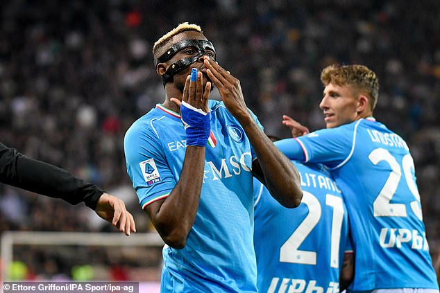 Napoli's Victor Osimhen reportedly could join Chelsea on loan with an option to buy