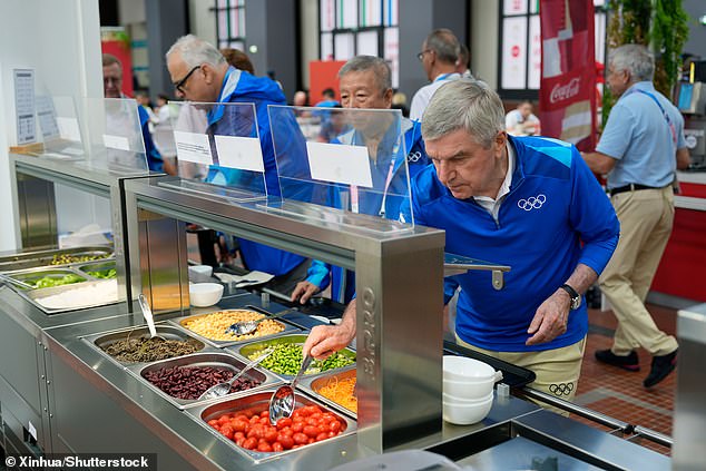 Meat and eggs will be flown into the athletes village in Paris