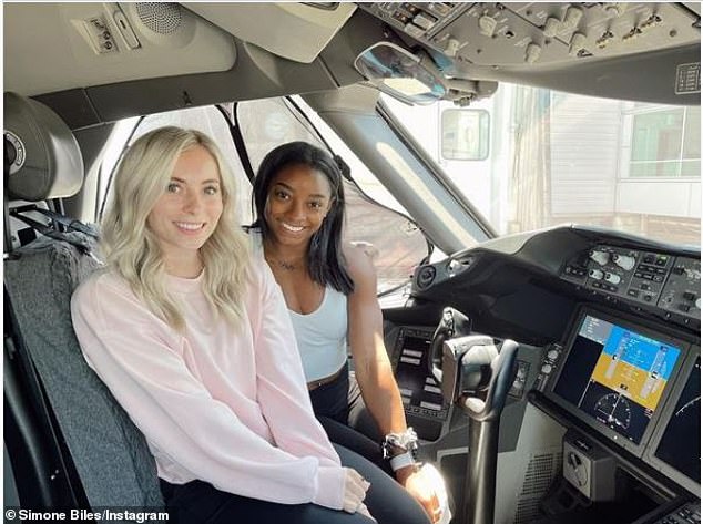 Biles blocked Skinner after her criticisms, despite the gymnast issuing an apology