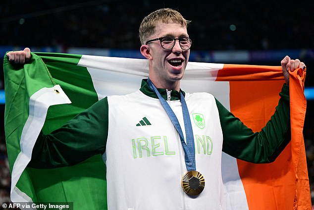 Wiffen became the first Irishman to win gold in swimming at an Olympics