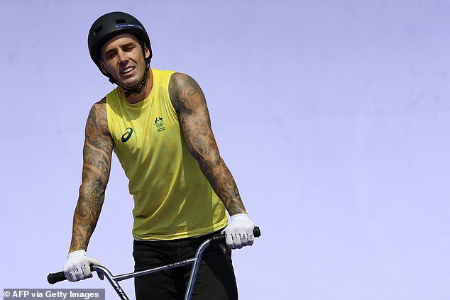 The Australian legend failed on both of his runs in the final on Wednesday