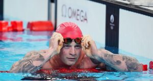 Adam Peaty narrowly MISSES out on third straight Olympic breaststroke gold – as partner of Holly Ramsay breaks down in tears after winning silver in Paris