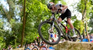 American Haley Batten fined after silver medal finish in mountain biking event at Paris Olympics