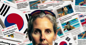 Australian swimming coach facing backlash after voicing support for South Korean athlete