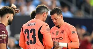 Ederson insists he’s happy at Man City but admits his future is still up in the air amid interest from Saudi Arabia