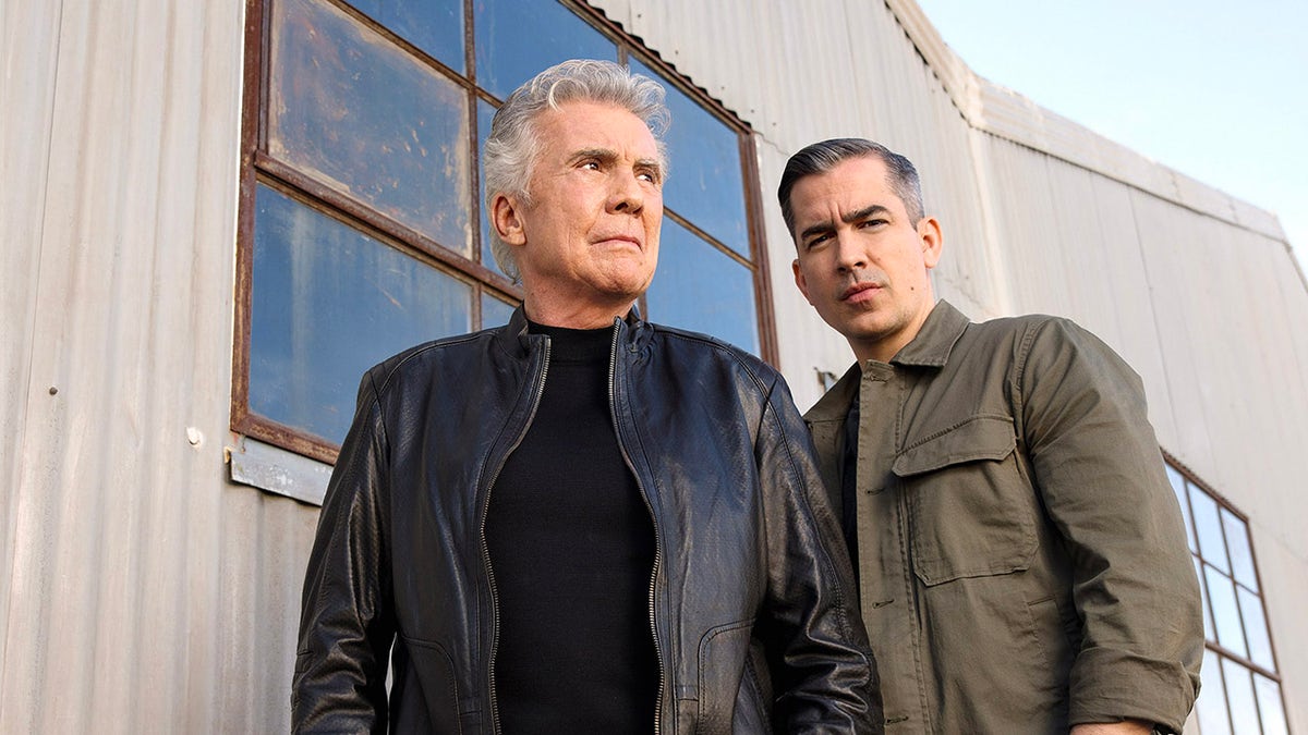 John Walsh and Callahan Walsh looking ahead together