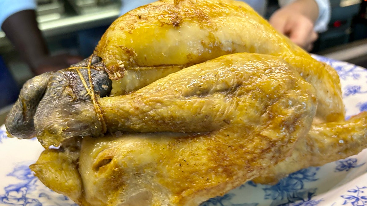 Roasted chicken, Paris, France