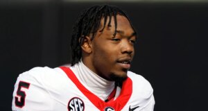 Georgia football star Rodarius Thomas being held without bail after arrest on family violence charges