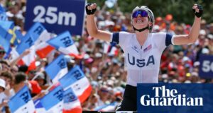 Haley Batten survives puncture to win mountain bike silver for USA | Paris Olympic Games 2024