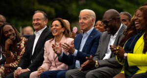 Harris claimed Biden was completely fit to continue in office, despite many documented encounters in past year