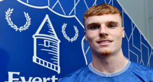 Jake O’Brien: Everton sign Republic of Ireland defender from Lyon