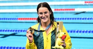Kaylee McKeown wins GOLD at the Olympic Games: Australian swimming gun gives nation much-needed boost after day to forget in Paris