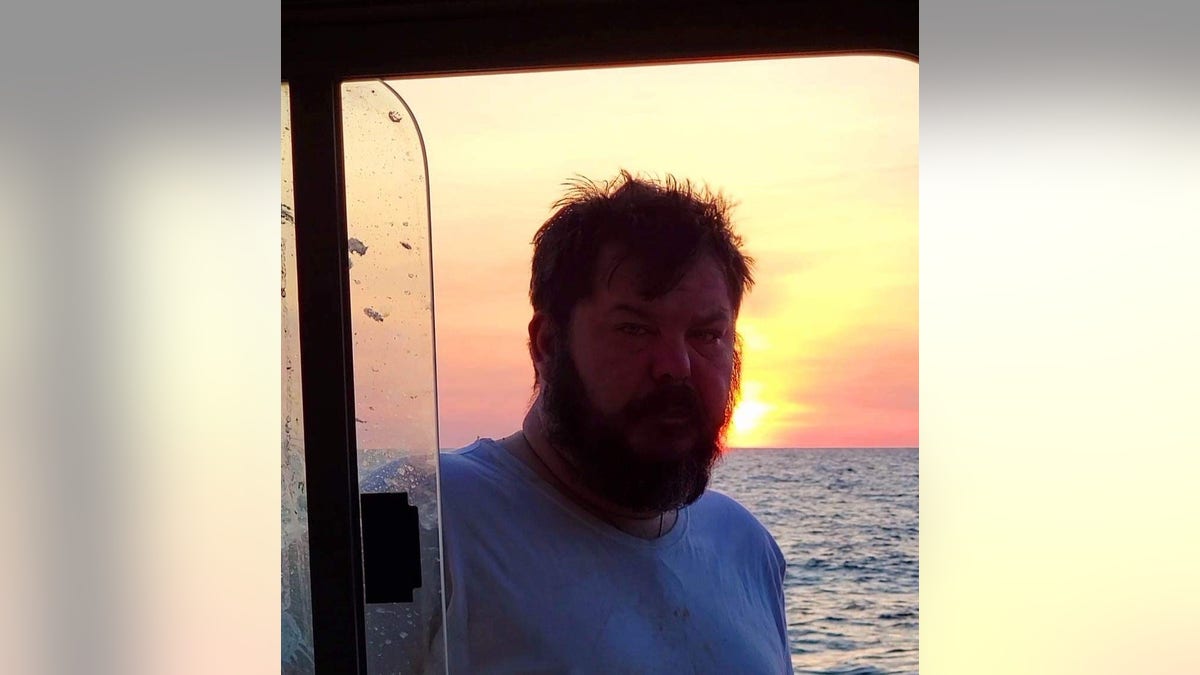 Jerry Leeman on fishing boat