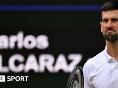 Novak Djokovic says he’s not at level of Carlos Alcaraz or Jannik Sinner after Wimbledon 2024 final defeat