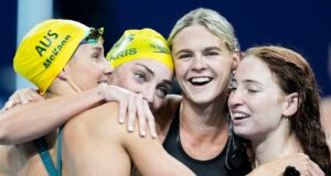 Olympics broadcaster breaks silence after being removed from coverage over Australian women’s swim team remark
