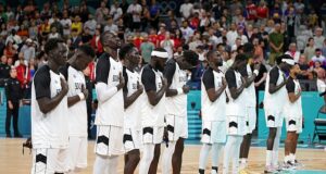 Paris Olympic organizers play the WRONG ANTHEM for South Sudan before the 13-year-old country makes its men’s Olympic basketball debut with an upset win over Puerto Rico