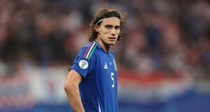 Riccardo Calafiori ‘flies to London for medical with Arsenal’ as the Italian defender closes in on a £42m move from Bologna