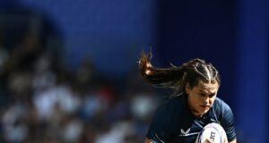 Rugby star Ilona Maher’s brilliant scoring run for Team USA at 2024 Olympics draws major reaction from Ravens running back Derrick Henry