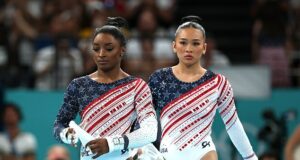 Simone Biles and Sunisa Lee lead USA to its first team Olympic gold in artistic gymnastics since 2016 as Americans breeze by rivals in Paris
