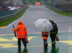 Sprint race postponed due to rain