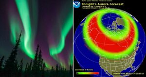 The Northern Lights may be seen across some parts of US this week