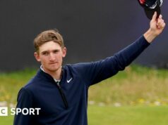 The Open: Emotional Calum Scott soaks up Silver Medal triumph