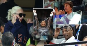 Tom Cruise, Snoop Dogg, Lady Gaga marvel at Olympic women’s gymnastics competition