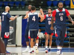 USA men’s basketball team suffers a huge blow as two key stars are struck down with illness one day before Olympic opener against Serbia