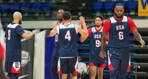 USA men’s basketball team suffers a huge blow as two key stars are struck down with illness one day before Olympic opener against Serbia