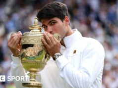 Wimbledon 2024 final: Carlos Alcaraz beats Novak Djokovic to retain men’s title