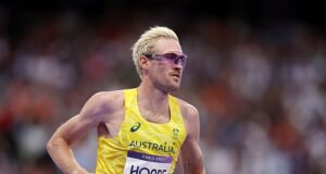 100-metre sprint gold medallist Noah Lyles’ mum sends heartfelt message to struggling Aussie Olympian who was hit by shocking abuse