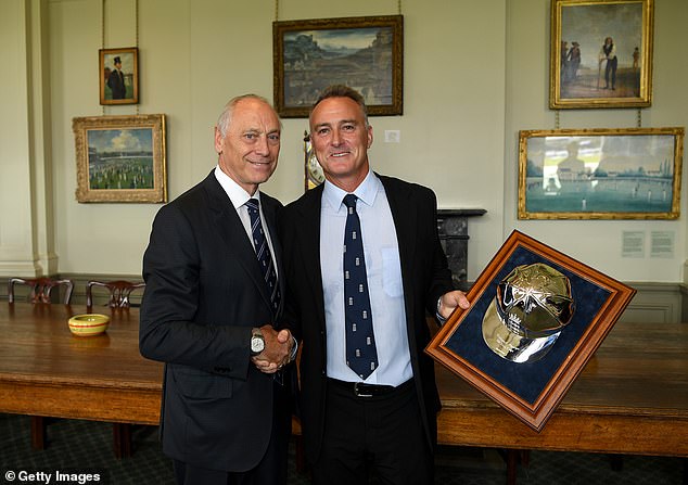In September 2017, Thorpe was presented with a silver cap to commemorate his 100 Tests