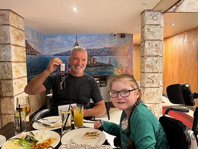 Souness was inspired to take on the challenge after meeting Elsa Grist (right), who lives with the rare skin condition